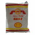 Packaged tapioca pearls with a visible brand logo on a white background