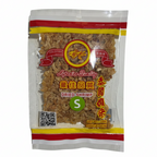 Packaged dried shrimp with Goldfish brand logo on a white background