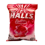 Red Halls candy package on a white background
