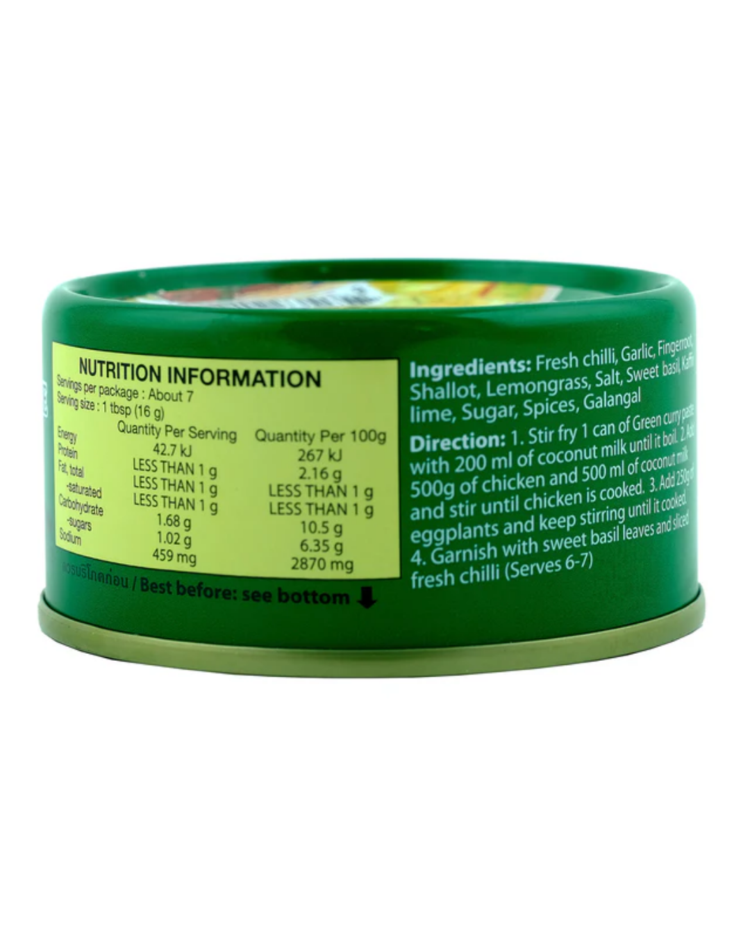 Maesri Green Curry Paste 114g