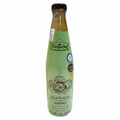Green bottle with black cap labeled 'Megachef' on a white background