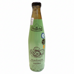 Green bottle with black cap labeled 'Megachef' on a white background