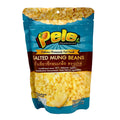Packaged snack of salted mung beans with Pele branding on a white background
