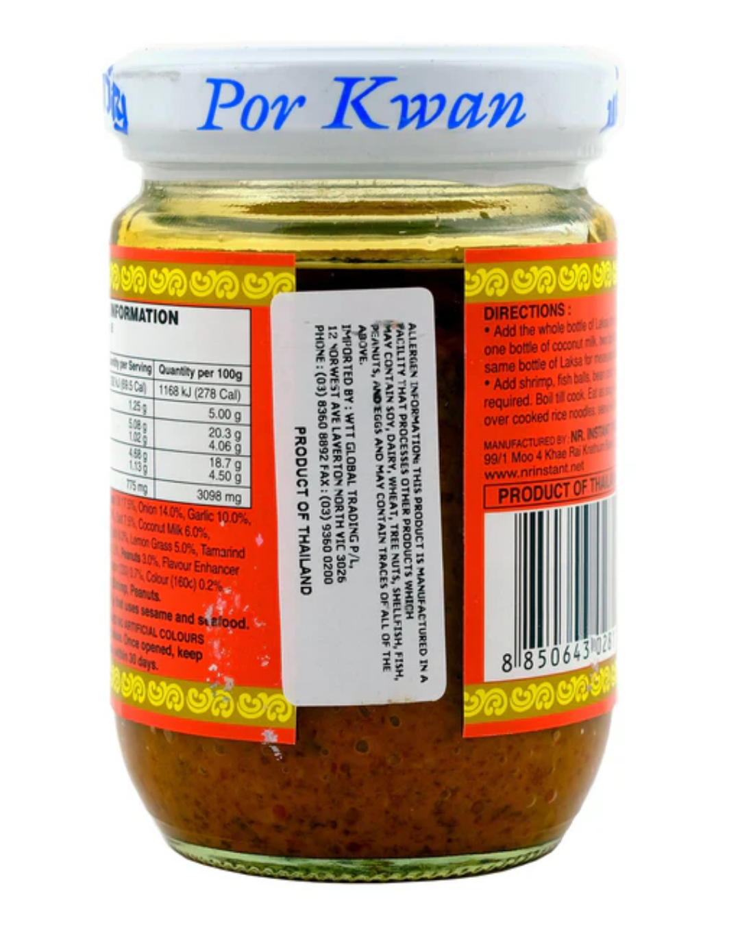 Porkwan Laksa Paste 200g
