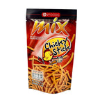 Packaged snack sticks with 'VFOODS' branding on a white background