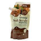 Anity Creamy Salt Scrub Brightening Tamarind Thanaka 350ml brown spouted pouch front