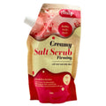 Anity Creamy Salt Scrub Firming Collagen Rice Milk 350ml pink gold spouted pouch front