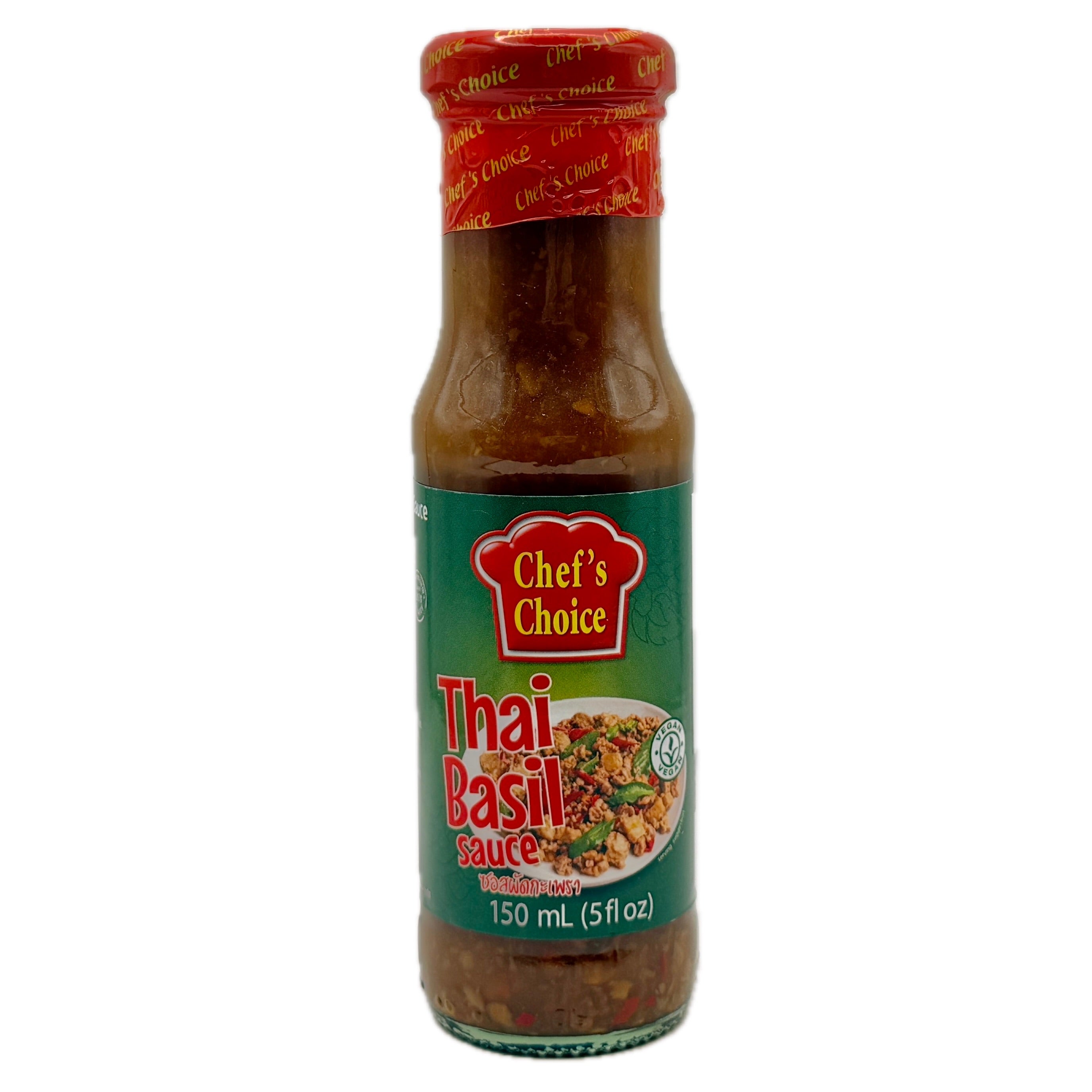 Chef's Choice Thai Basil stir fry sauce 150ml green label front