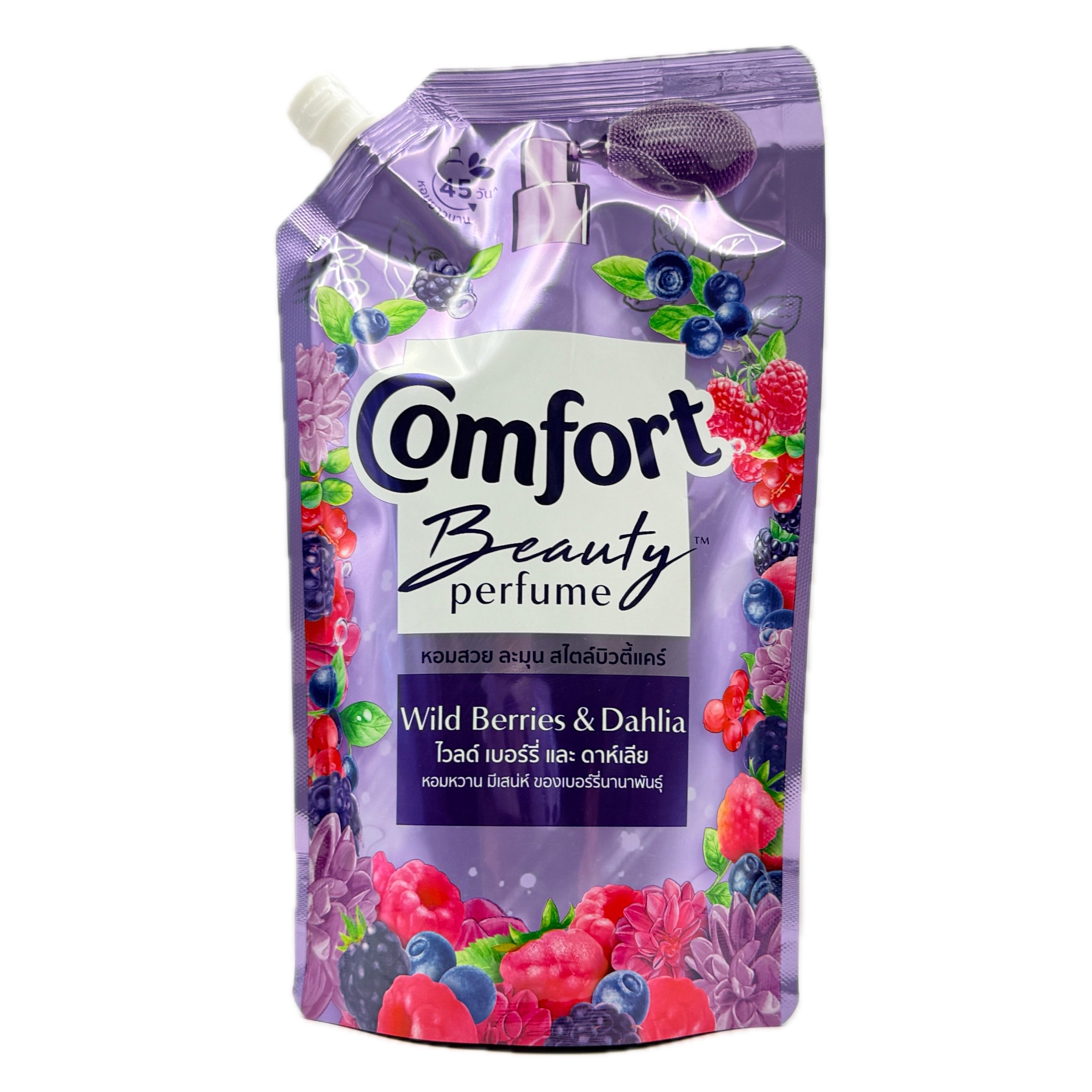 Comfort Beauty Perfume Wild Berries Dahlia Fabric Softener 470ml front view