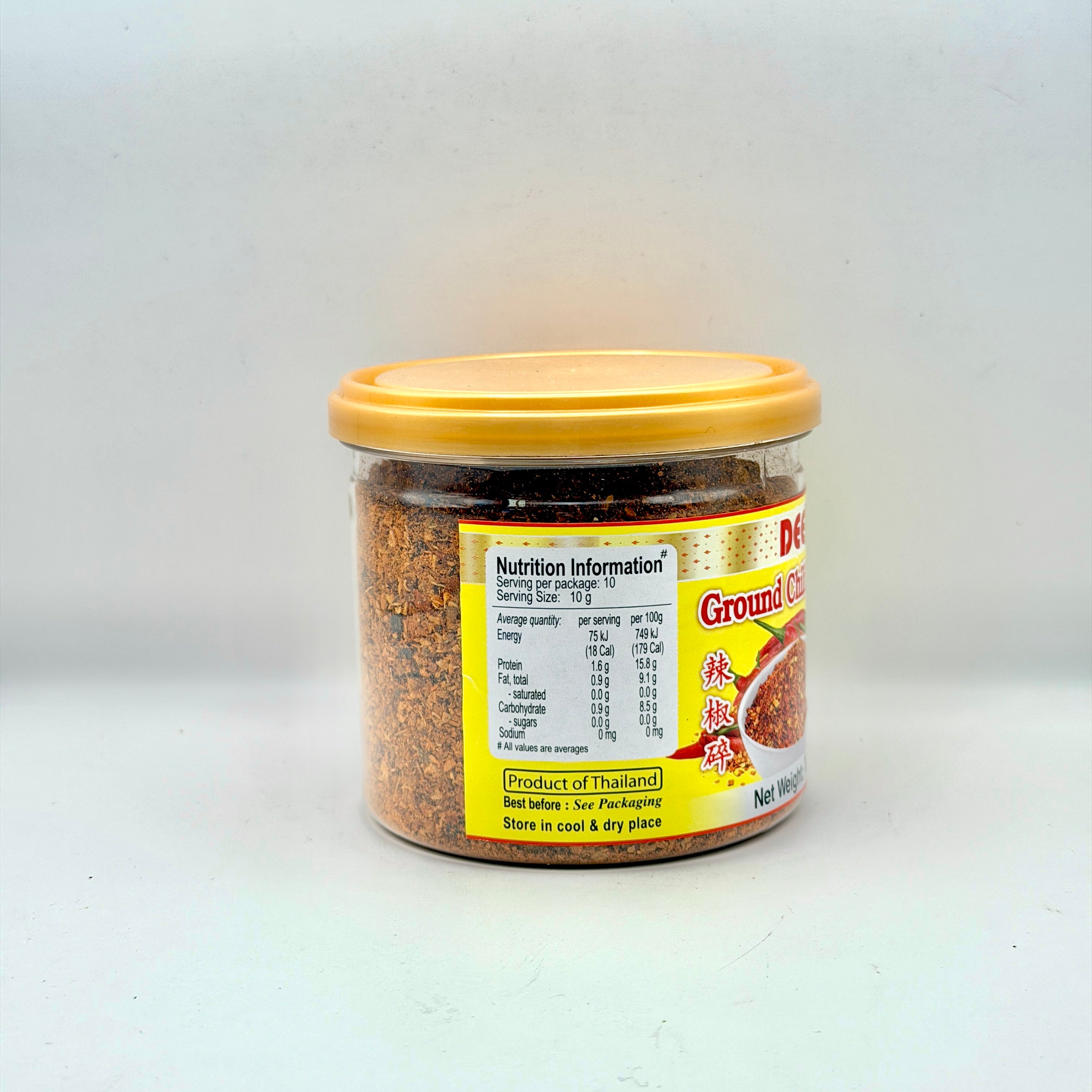 DEE Ground Chilli Powder 100g — Strong Hot Thai Chilli