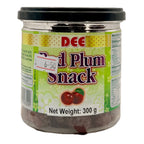 DEE Red Plum Snack Cherry Flavor 300g jar front Thailand