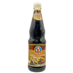 Dek Som Boon Mushroom Soy Sauce 700ml gold brown label glass bottle front