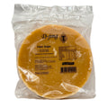 D-jing Palm Sugar 500g round golden disc in clear plastic packaging with nutrition label
