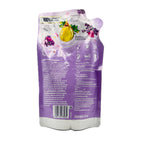 Downy Premium Parfum French Lavender Fabric Softener 470ml back view with usage instructions