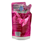 Downy Triple Action Garden Rose Fabric Softener 470ml back view with usage instructions