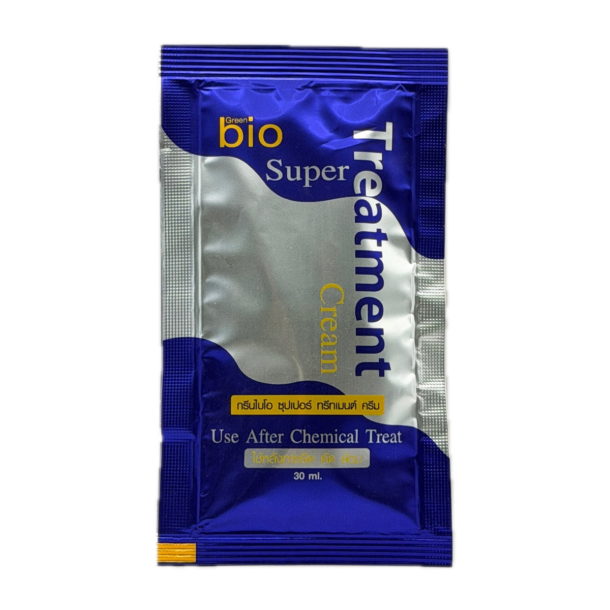 Green Bio Super Treatment Cream blue 30ml sachet front