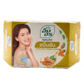 Box of Curcuma Herbal Soap with a woman's face on the packaging