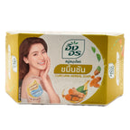 Box of Curcuma Herbal Soap with a woman's face on the packaging