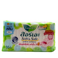 Laurier Soft & Safe Slim Day Sanitary Pads 16 Pack with Wings front package