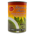 Lee Brand Yanang Leaves Extract 400ml orange can with green leaf imagery and Thai script