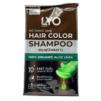 lyo hair color shampoo dark brown 02 30ml front