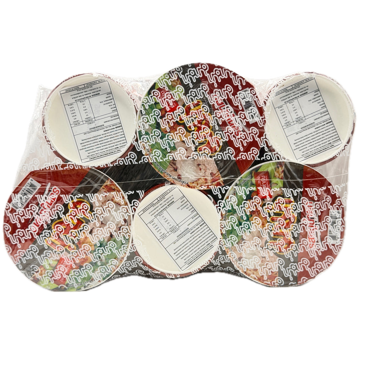 MAMA Cup Spicy Basil Minced Pork Instant Noodles 6-Pack - mama cup spicy basil minced pork noodles 6 pack top