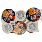 Mamagold Instant Crab Curry Rice Noodle 6 cup pack top view