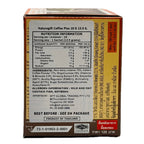 Naturegift Coffee Plus Ginseng nutrition label back