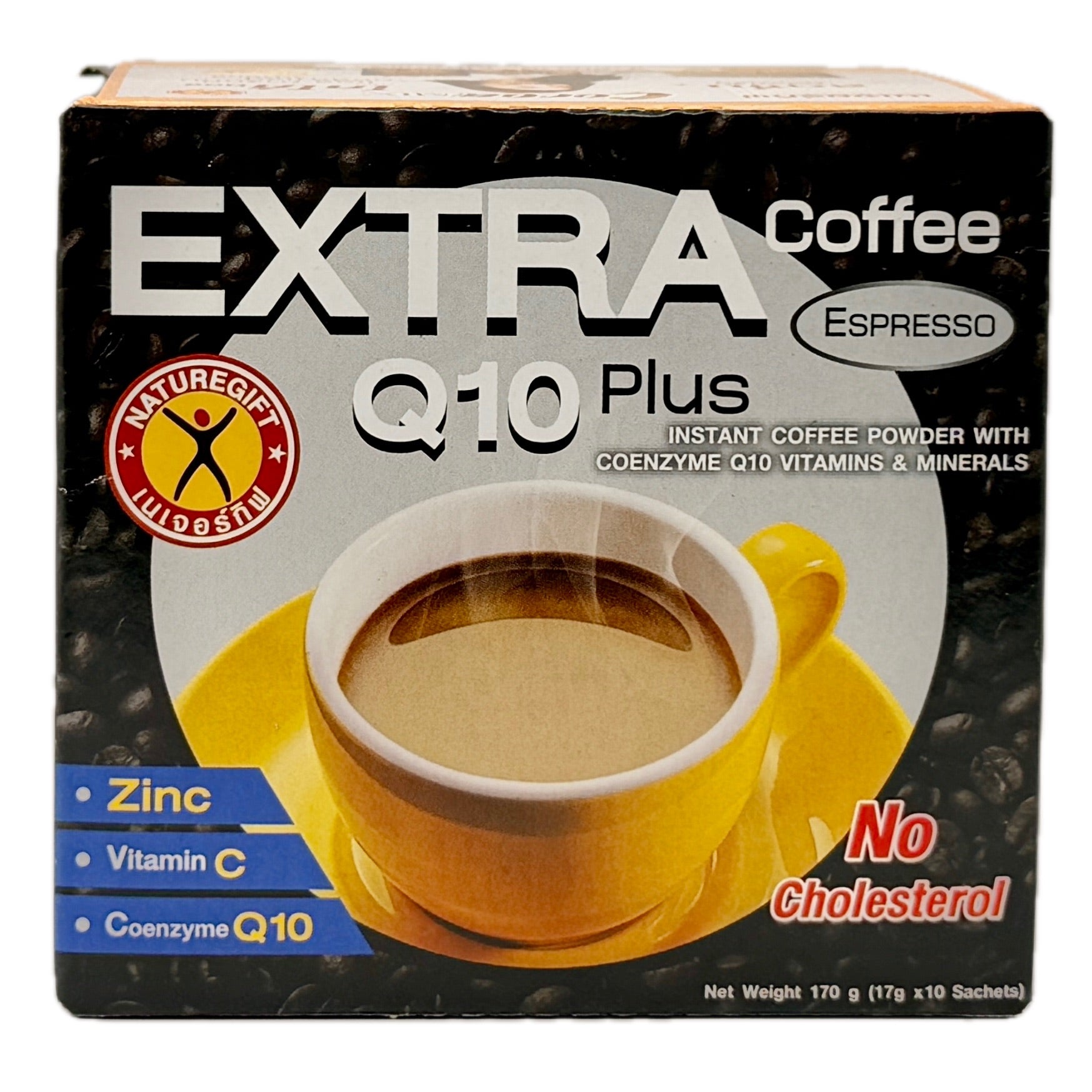 Naturegift Extra Coffee Q10 Plus Espresso 170g box front