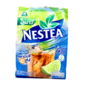 Nestea lime flavor packet on a white background