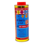 Can of ground white on a white background