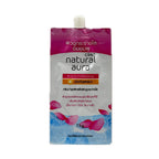 Clay natural aura product packaging on a white background