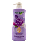 parrot blossom young firming essence serum vitamin shower cream 450ml front