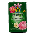 Parrot Botanical Soap Bar 70g green packaging with floral botanical design