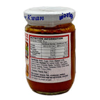 Por Kwan Satay Peanut Sauce back label nutrition information