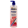Protex Deep Clean Blooming Rosehip antibacterial shower gel 380ml pink bottle front