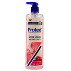 Protex Deep Clean Blooming Rosehip antibacterial shower gel 380ml pink bottle front