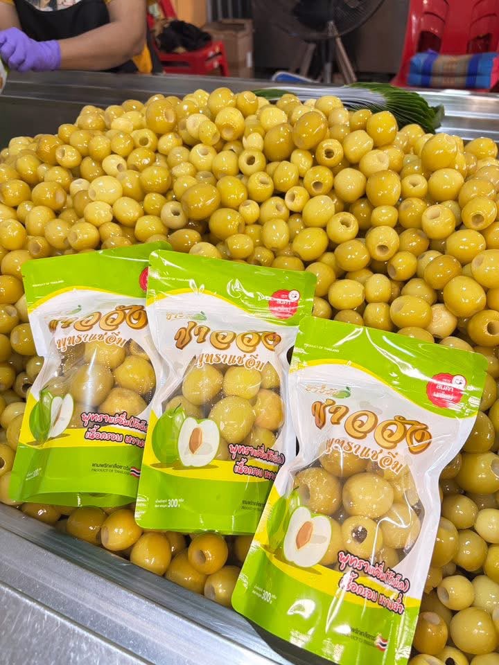 Thai Preserved Jujube (พุทราแช่อิ่ม) – 300g | Product of Thailand