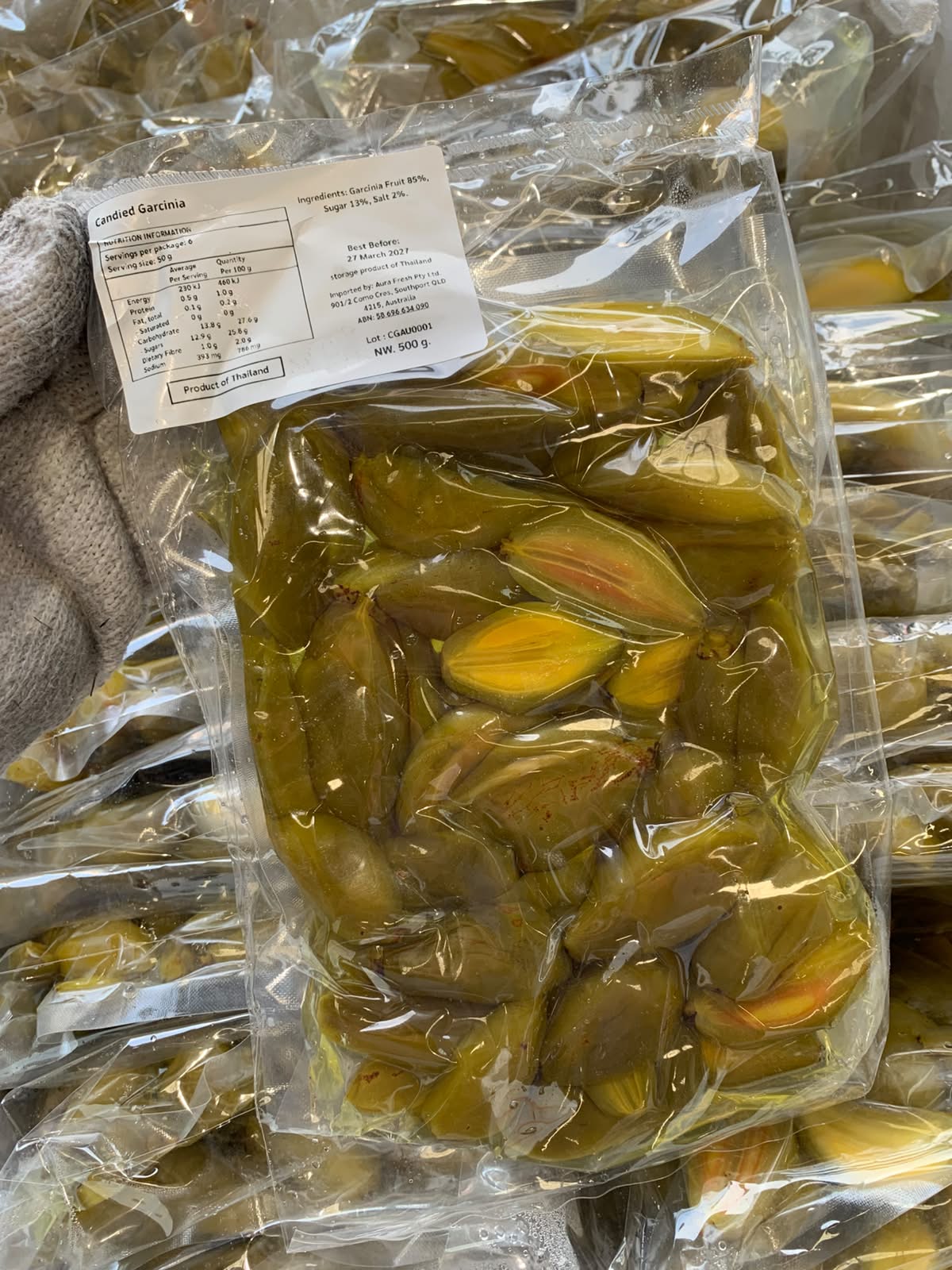 Thai Pickled Garcinia (มะดันดอง) – 500g