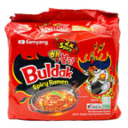 Samyang Buldak 2X Spicy Haek Buldak Ramen 5 Pack 700g red packaging front