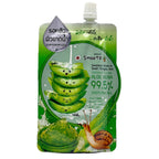 Smooto Aloe-E Snail Bright Gel 99.5% Aloe Vera 50g – front view