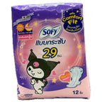 Sofy BodyFit Comfort Fit Kuromi Edition Sanitary Napkin 29cm 12pcs purple Kuromi packaging front