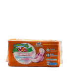 Sofy Chom Pak Pong Slim Soft Surface Wing Sanitary Napkin 22cm 16pcs back with protection features