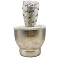SUS304 stainless steel mortar and pestle set with pestle wrapped in branded packaging