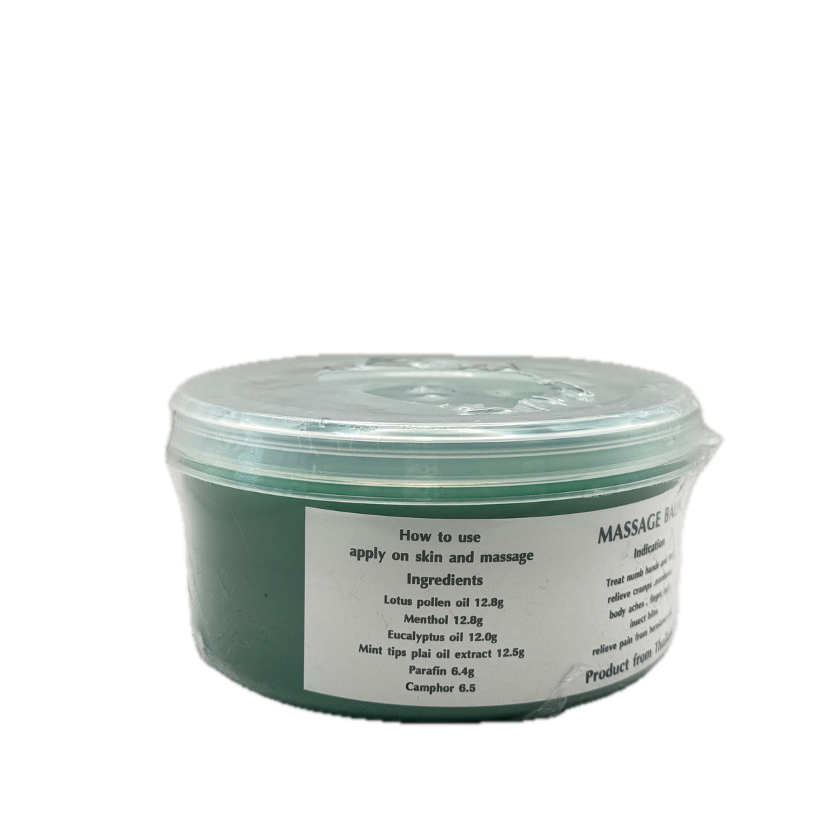 Thai Herbal Massage Balm – Green (Menthol & Eucalyptus) 1000g