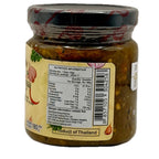 Tong's Namprik Num green chili dip nutrition information back label