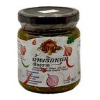 Tong's Namprik Num Green Chili Dip 180g jar front label Chiengrai