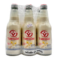 Vitamilk Original Soymilk 6 pack 300ml glass bottles front Thailand packaging