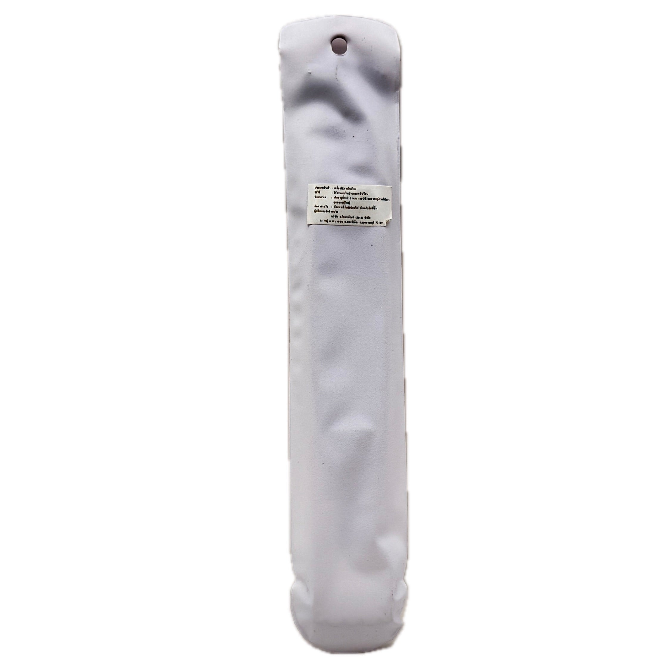 White Plastic Rolling Pin Thai kitchen on white background