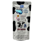 Yoko Milk Multi Vitamin Hya8 Spa Salt 300g black white cow print pouch front